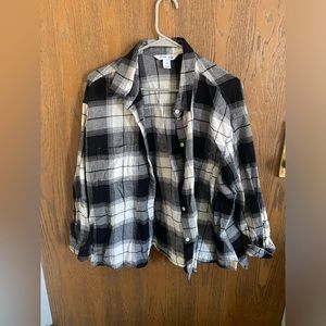 Lightly worn Old Navy flannel.